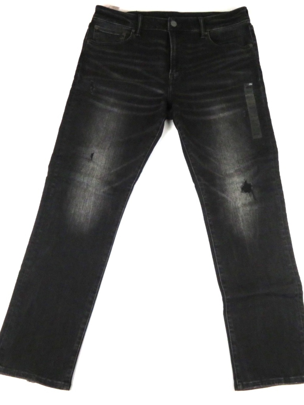 NWOT- Men AMERICAN EAGLE Black Distressed Ne(x)t Level Flex Jeans Size 38 X 32